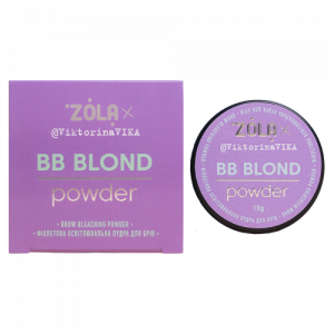 ZOLA Viktorina Vika Eyebrow Brightening Purple BB Powder 10 g.