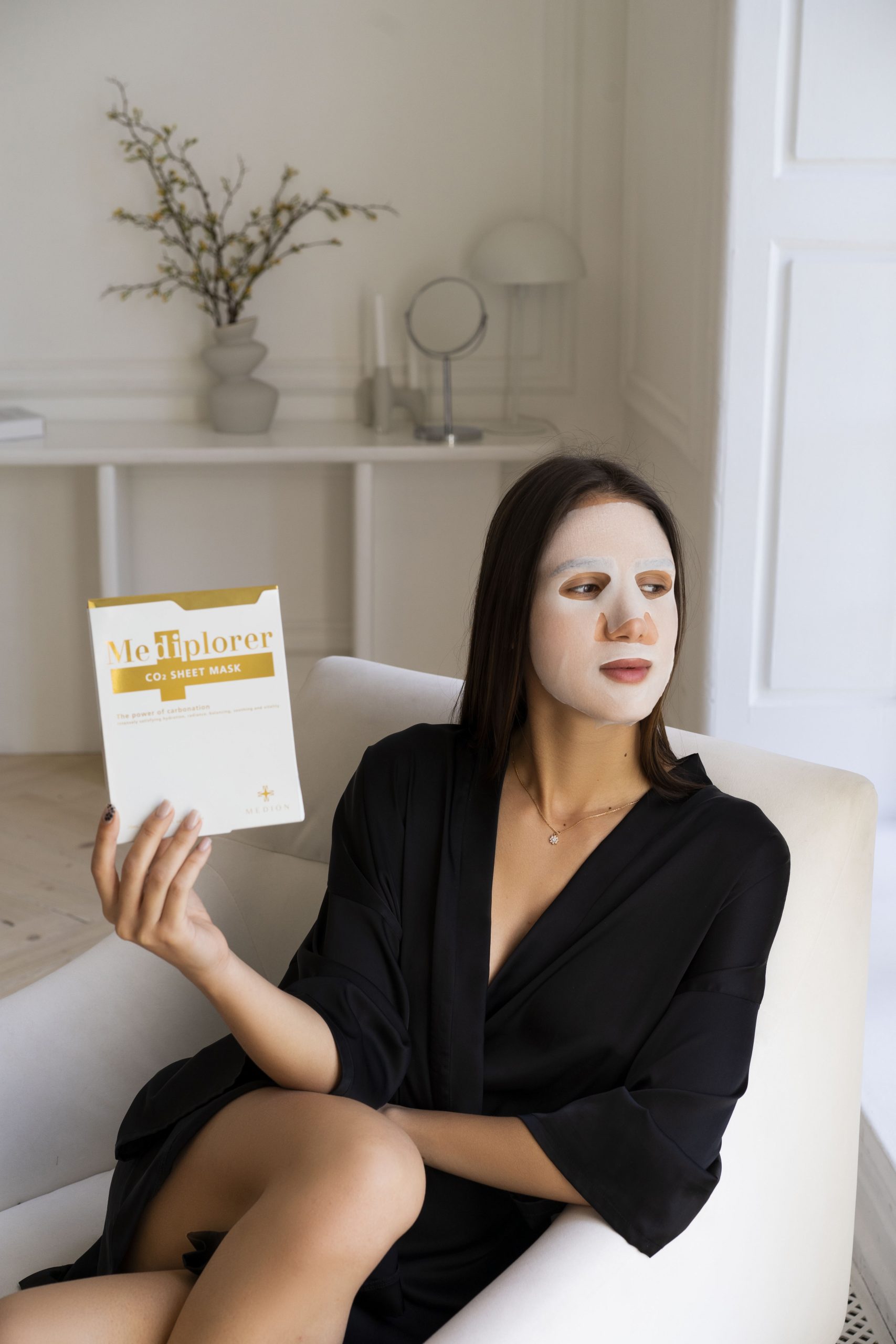 Mediplorer CO₂ Sheet Mask — Тканинна маска з вуглекислотою