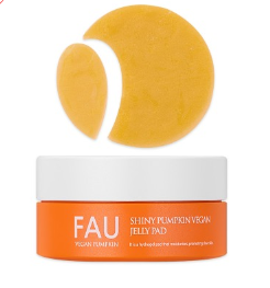 FAU Shiny Pumpkin Vegan Jelly-Pad — Омолоджувальні гелеві патчі з гарбузовими ферментами